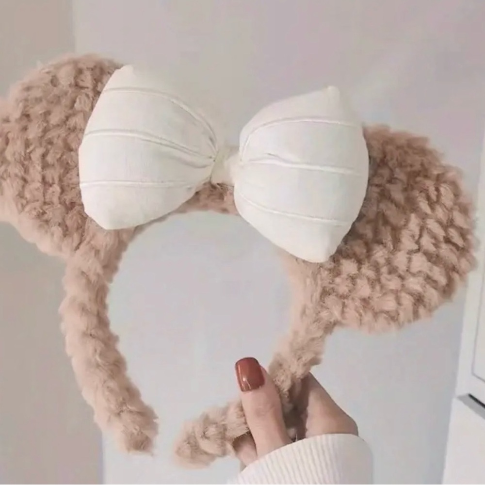 Fuzzy NEW Teddy Bear Ear Headband